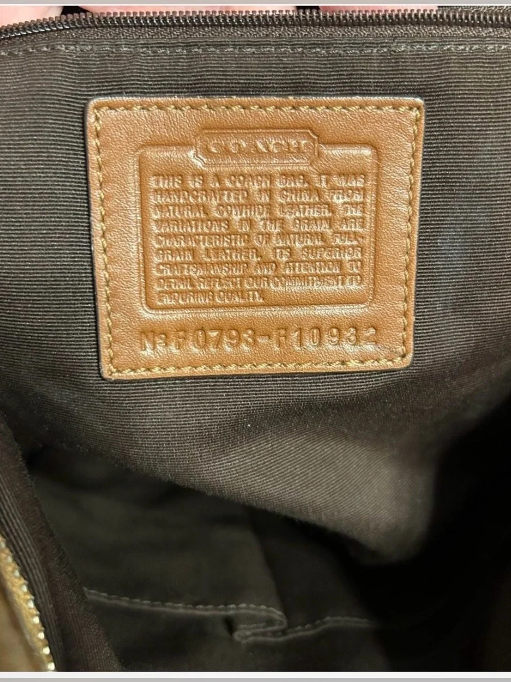 Coach studded grommet large hobo slouchy bag